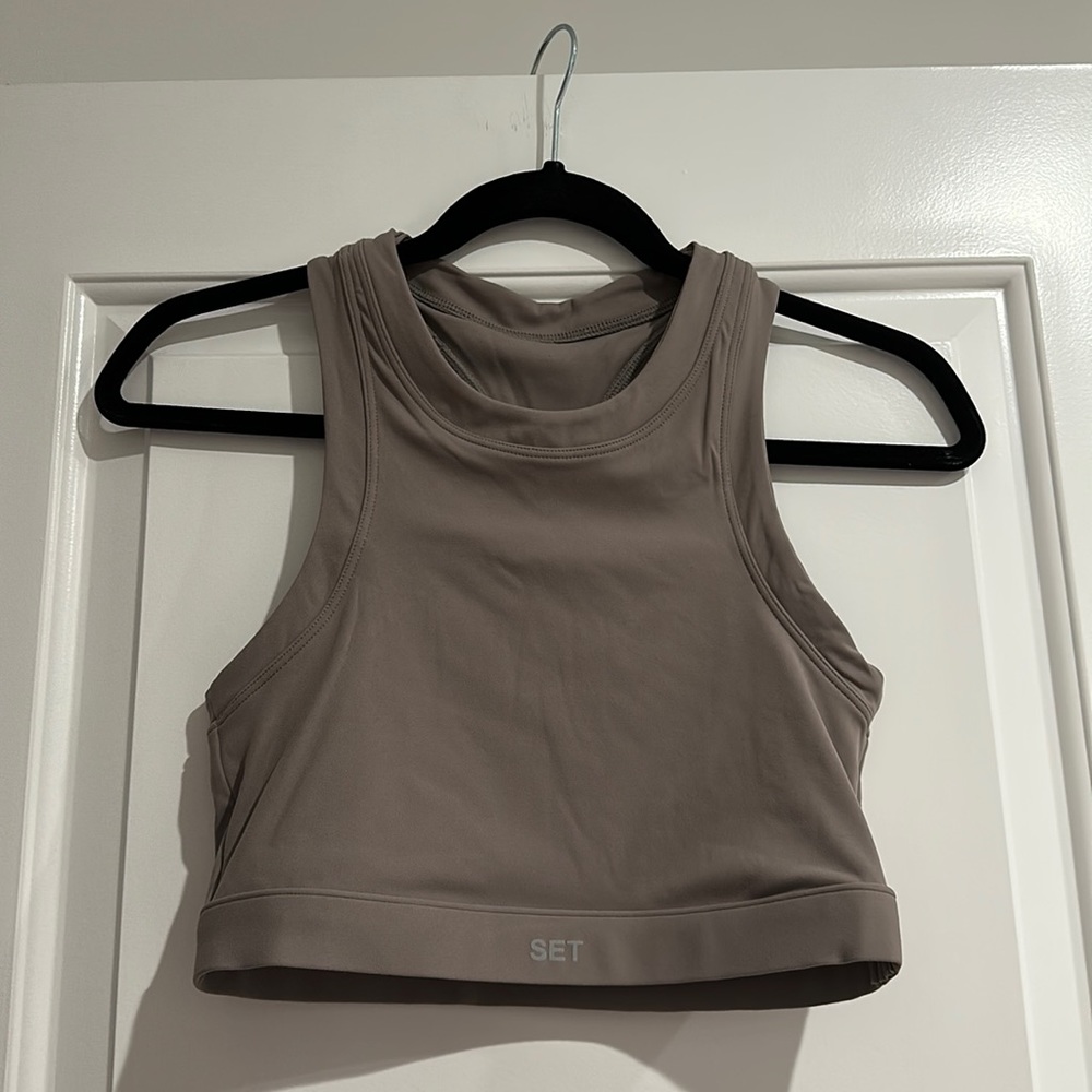 NWOT Set Active Sportbody High Neck Bra Size Medium